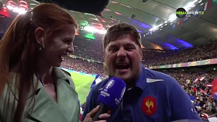 Еуфория в Хамбург сред френските фенове след победата над Португалия