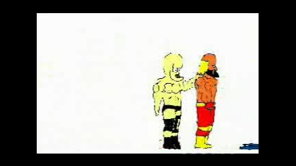 Wwe - Cartoon - Hulkamania Vs Triple H