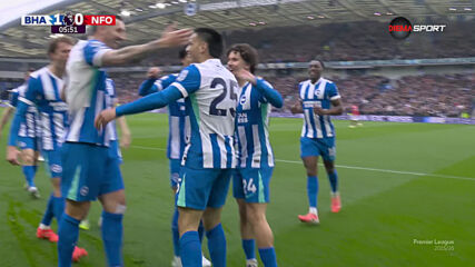 Goal by Brighton and Hove Albion