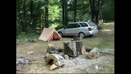 My camp in the mountain