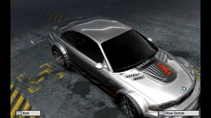 Nfs Prostreet tuning на Bmw M3 E46 