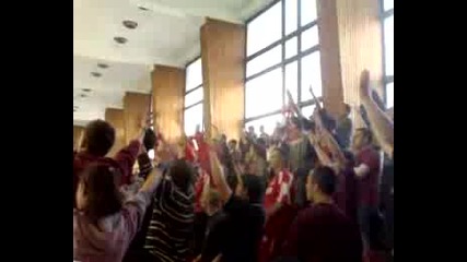 ЦСКА - Лукойл Нефтохимик - Червени Сме! *18.04.08*