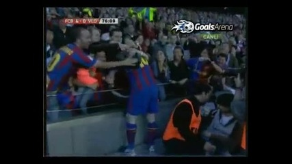 Барселона Шампион На Испания : Барселона - Валядолид 4:0 