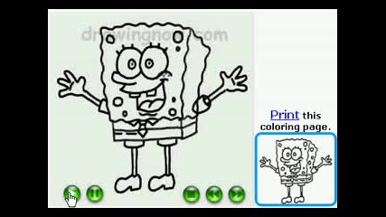 How To Draw Spongebob - Как да нарисувате Спондж Боб