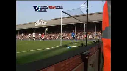 Фулъм - Манчестър Юнайтед 2:0 тъпотия на Пол Скоулс 