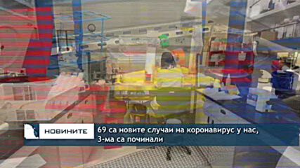 69 са новите случаи на коронавирус у нас, 3-ма са починали
