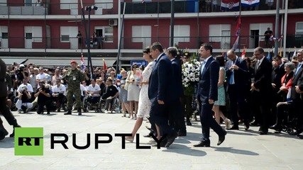 Croatia: President of Croatia leads Victory Day celebrations in Knin