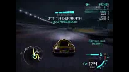 Need for Speed Carbon - Lamborghini Murcielago Million Drift.