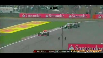 F1 2010 - Top 10 на изпреварванията [hd]