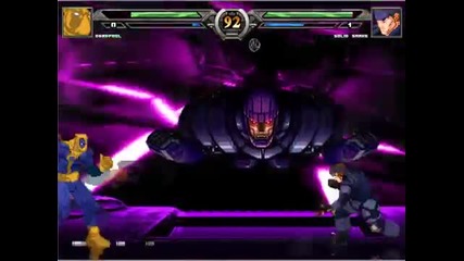 Deadpool vs Solid Snake mugen battle