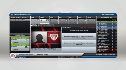 Fifa 13 Manager Mode With Manchester City