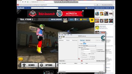 Traial Xtreme 3 hack Cheat Engine6.3