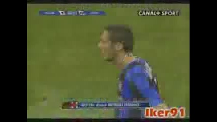 1 - вия гол на Роналдинио за милано 