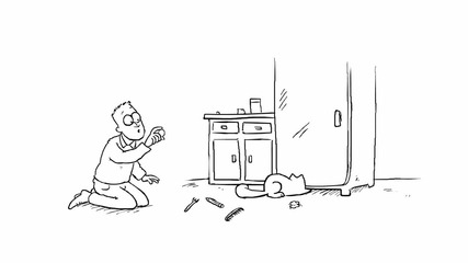 Котето на Симон-скрито съкровище!!! Simon's Cat