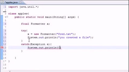 Java Programming Tutorial - 79 - Creating Files
