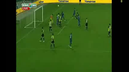Левски - Ботев 5:0 Втори гол на Дениран Ортега