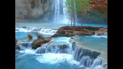Havasupai Indian Waterfall Relaxation Video