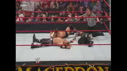 Armagedon 2008 Jeff Hardy vs Triple H vs. Edge