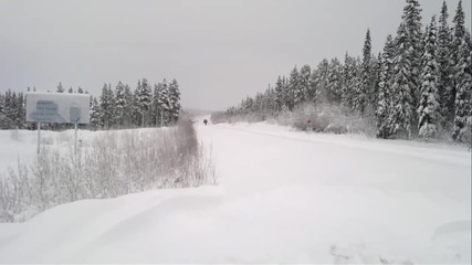 Volvo Fh12 500 in snow