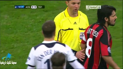 Ядосания Гатузо удря треньор на Тотнъм . Милан 0:1 Тотнъм 
