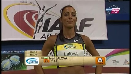 Ивет Лалова спечели спринта на 60 метра в Карлсруе!