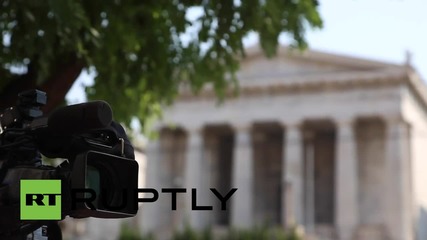 Greece: Troika inspectors arrive at State General Accounting Office in Athens