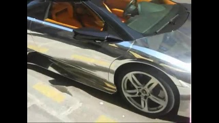 Хромирано Ламбо Lp640 Roadster