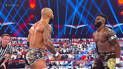 The Viking Raiders, Apollo Crews & Ricochet vs. The Hurt Business: Raw, September 7, 2020