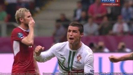Euro 2012 - Portugal Vs Czech Republic 0-1 ( Cristiano Ronaldo Goal)