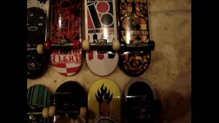 my tech deck collection
