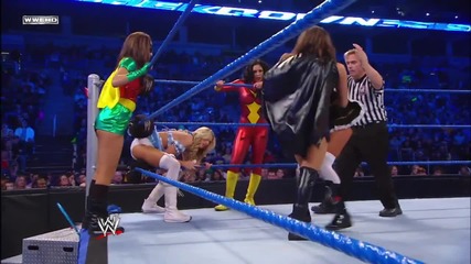 Kelly Kelly, Melina & The Bella Twins vs. Team Lay-cool, Rosa Mendes & Alicia Fox Smackdown, Octobe