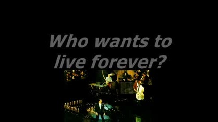 Queen - Who Wants To Live Forever Karaoke
