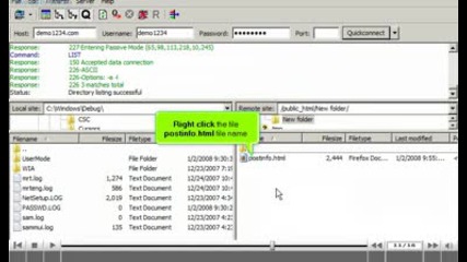 Managing files/folders in Filezilla by www.vivahost.com