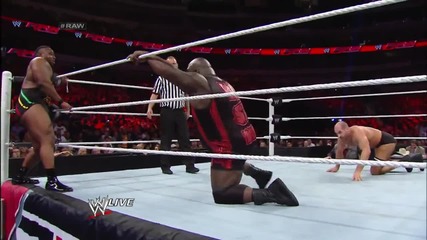 Mark Henry & Big E Langston vs. The Real Americans- Raw, Dec. 16, 2013