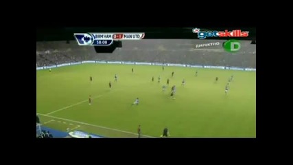 Супер гол на Бербатов срещу Бирмингам (28.12.2010; 1 - 1) 