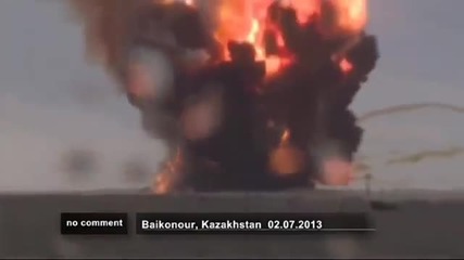 Russian rocket crash- Proton-m explodes after launch failure