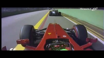 Упасно,но успешно изпреварване на Фелипе Маса - Формула 1 2012