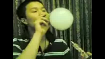Как да напражи6 балон4е от дим ..?