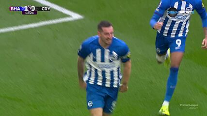 Brighton and Hove Albion with a Goal vs. Crystal Palace