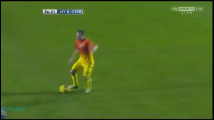 Levante vs Barcelona 0-3 Andres Iniesta 57'