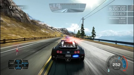 Need for Speed Hot Pursuit - P O L I C E Bugatti Veyron 16.4 Amazing