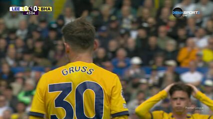 Leeds United vs. Brighton - 1st Half Highlights