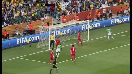 25.06.2010 - Световно Първенство - Северна Корея 0 - 3 Кот д Ивоар гол на Ромарик 