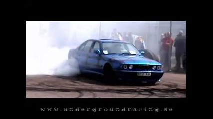 Bmw M5 burnout