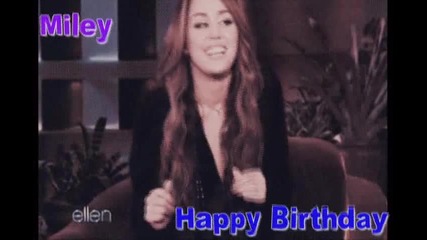 Happy Birthday Miley
