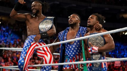 The Usos vs. The New Day - SmackDown Tag Team Championship Match: WWE Battleground 2017