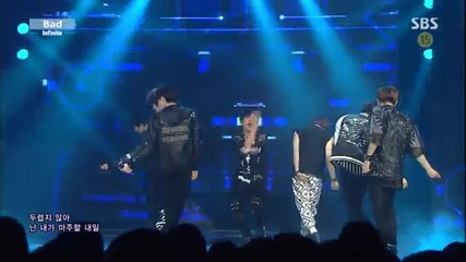 06.0809-3 Infinite - Bad Sbs Inkigayo E827 (150809)