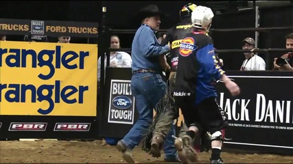 Kody Lostroh stepped on by T-rex