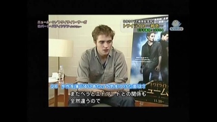 Robert Pattinson Japan Tv Interviw