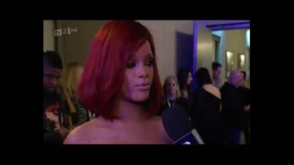 Rihanna - Brit Awards 2011 - Backstage Interview (hq)